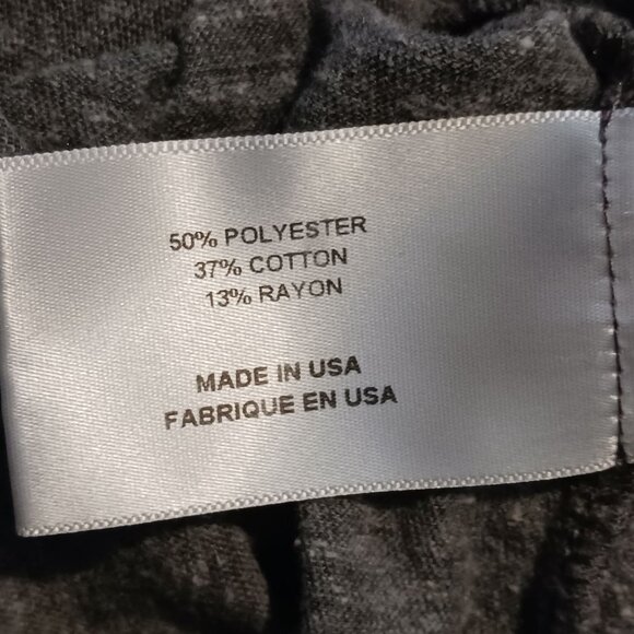 Pam‎ & Gela Oversized Gray America Rainbow Muscle Tee Made in USA Women's Size S - Picture 9 of 12